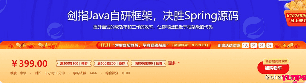 剑指Java自研框架，决胜Spring源码-Yi.Tips