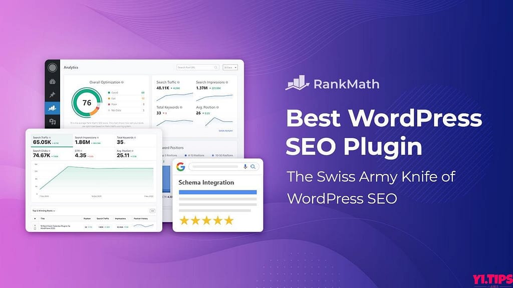 Rank Math Pro v3.0.37  WordPress SEO 最强插件-wordpress插件免费下载-Yi.Tips