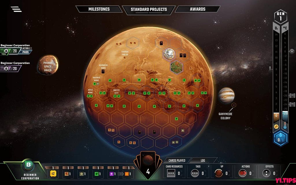 殖民火星 Terraforming Mars for Mac V2.0000.2.12688 英文原生版附DLC-Mac游戏免费下载-Yi.Tips
