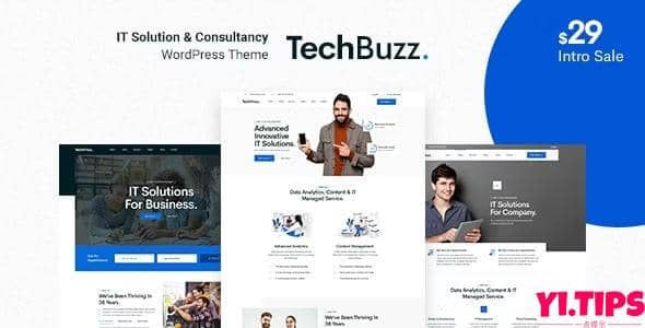 BngTech v1.0.9 - IT 解决方案 WordPress 主题-Yi.Tips