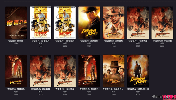 夺宝奇兵 1-5 2160p HDR 内封特效双语版本【系列合集】180G 阿里云盘-Yi.Tips