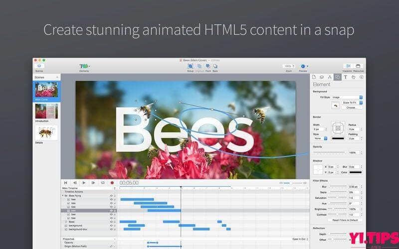 Hype 4 Pro for Mac v4.1.13 HTML5动画制作软件-Mac软件免费下载-Yi.Tips