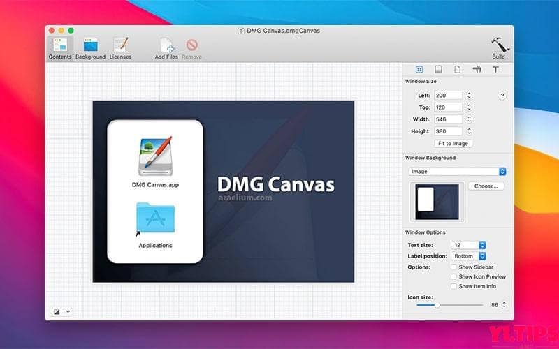 DMG Canvas 4.0.5  TNT中文破解版 mac上简单好用的镜像压制工具-Yi.Tips