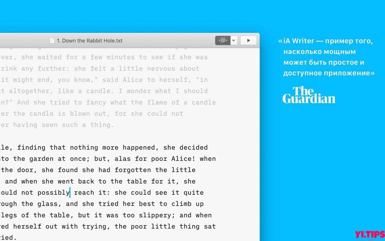 图片[2]-iA Writer mac上简单好用的markdown写作工具[v6.0.7]-Yi.Tips