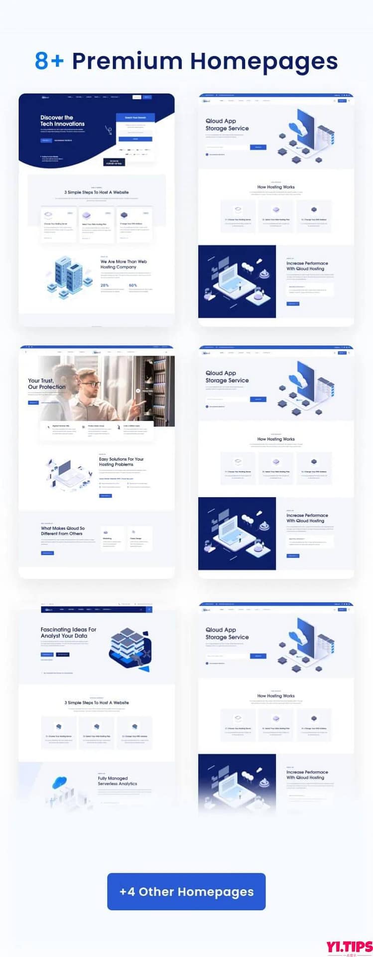 图片[2]-Qloud 破解版免费下载- 云计算、应用程序和服务器 WordPress 主题[v3.0.2]-Yi.Tips