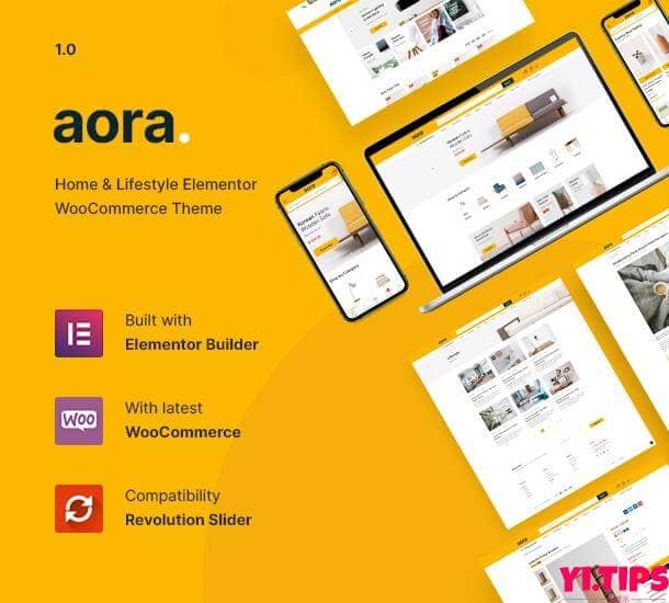 图片[2]-Aora 破解版免费下载 – 家居与生活方式 Elementor WooCommerce 主题[v1.2.13]-Yi.Tips