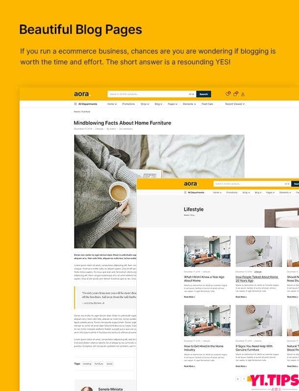 图片[3]-Aora 破解版免费下载 – 家居与生活方式 Elementor WooCommerce 主题[v1.2.13]-Yi.Tips