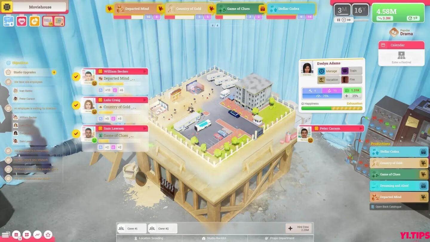 图片[5]-佳片相约 Moviehouse – The Film Studio Tycoon for Mac v1.4.2 中文原生版-Mac游戏免费下载-Yi.Tips