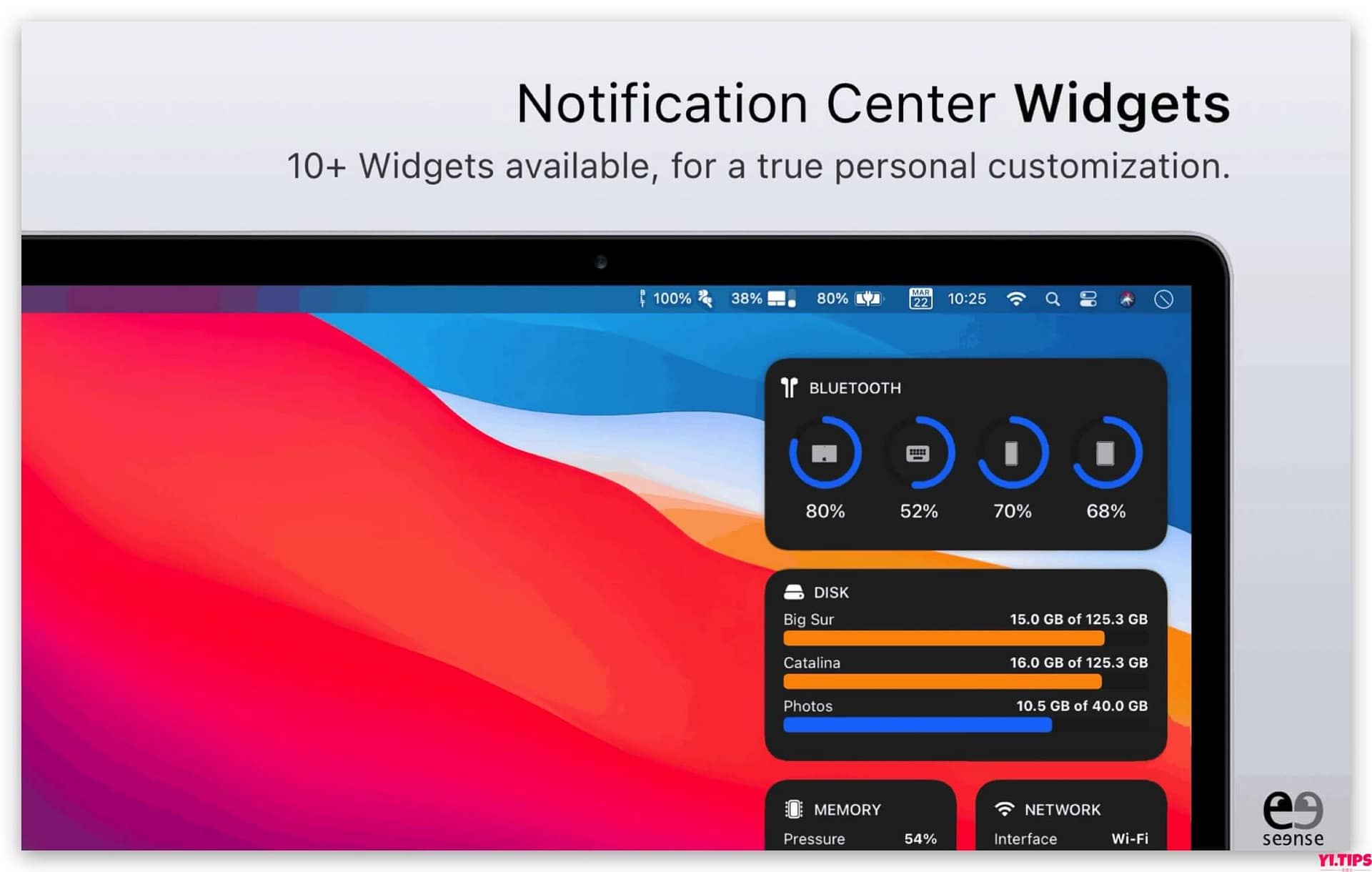 图片[3]-MenuBar Stats v3.9 英文激活版 菜单栏系统监视器-Mac软件免费下载-Yi.Tips