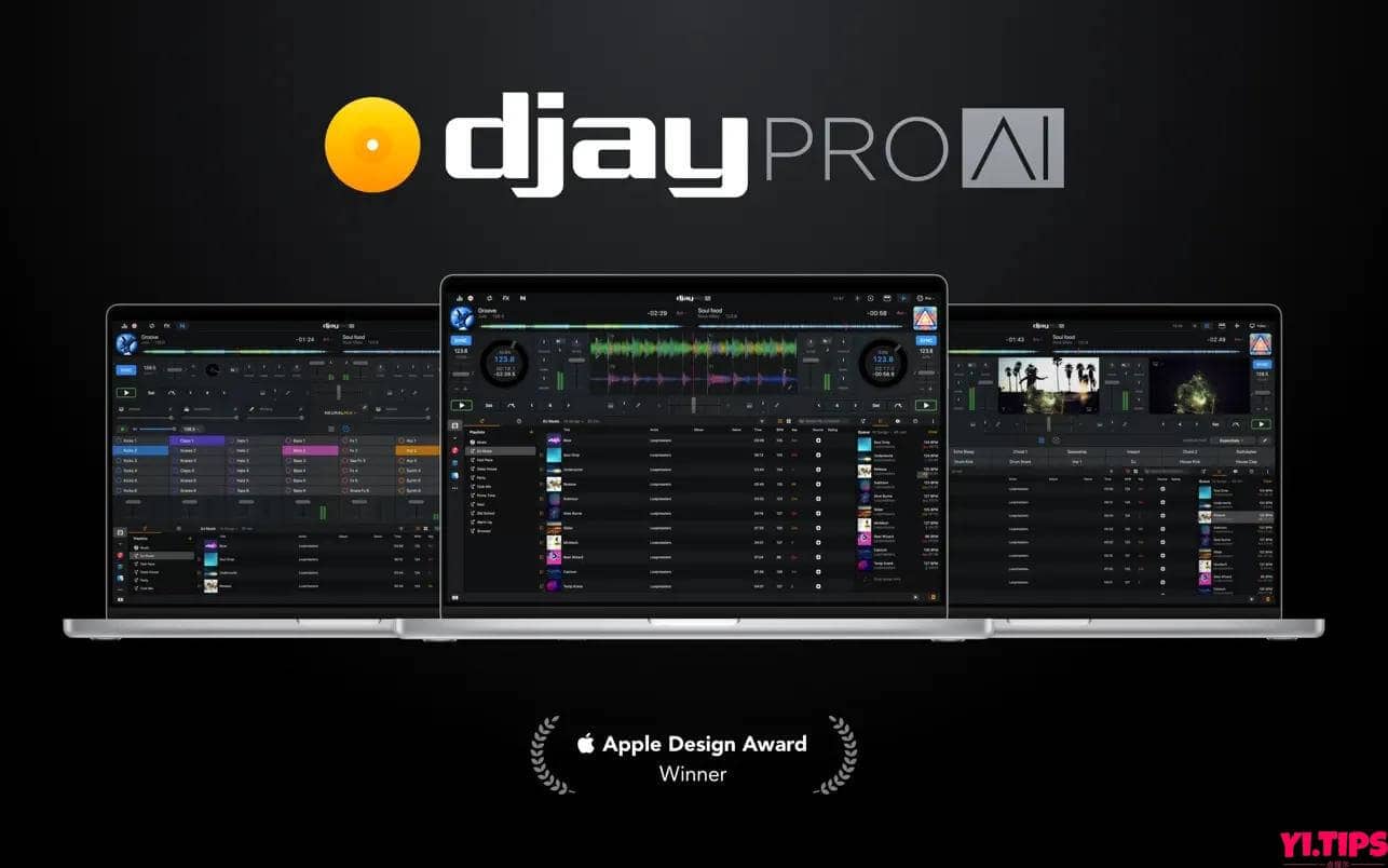 Djay Pro AI For Mac V4.1.8 TNT破解版 DJ混音软件 - Yi.Tips-Yi.Tips