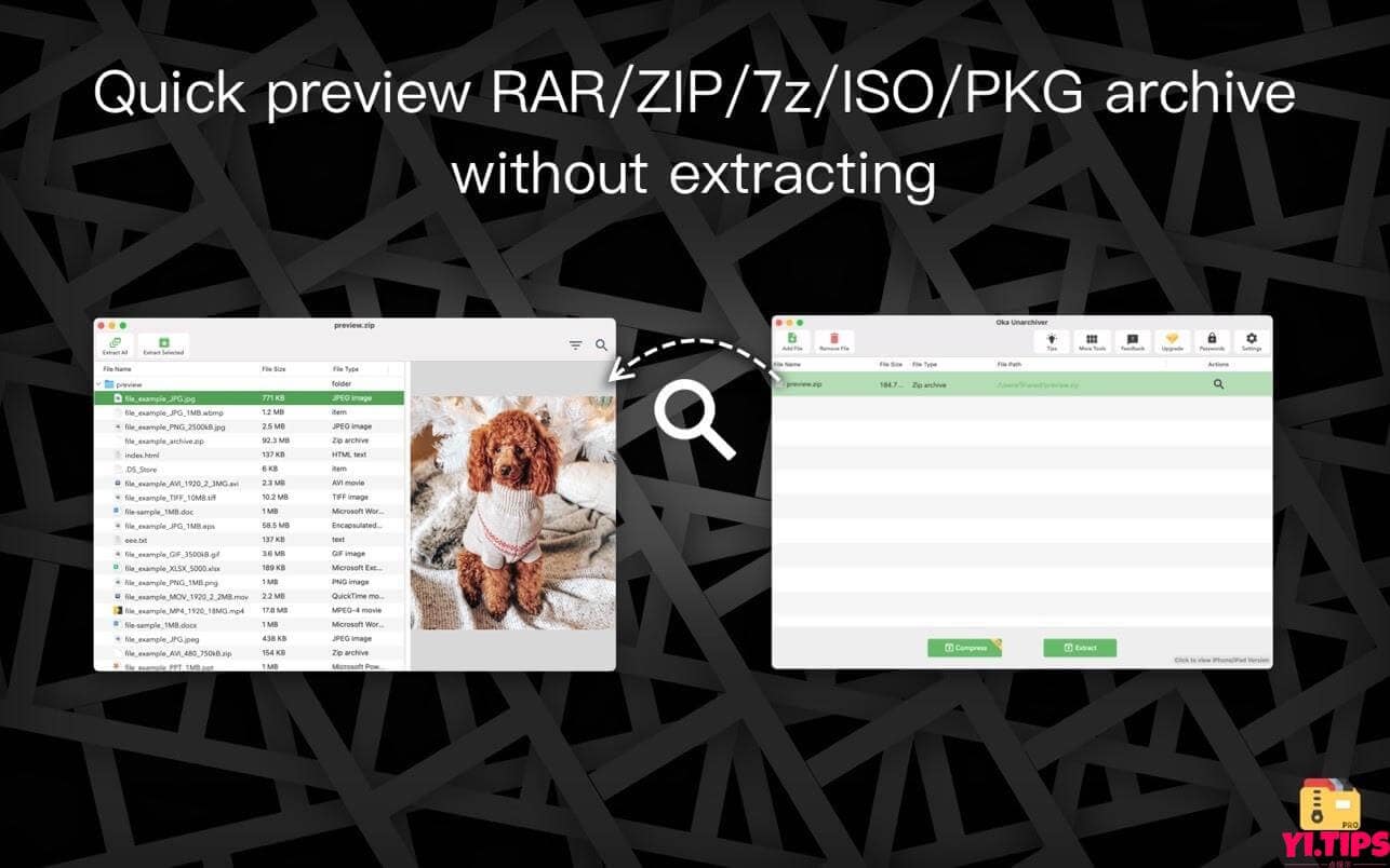 图片[4]-Oka Unarchiver For Mac mac解压软件免费下载 V2.1.7 [MAS] TNT破解版-Yi.Tips