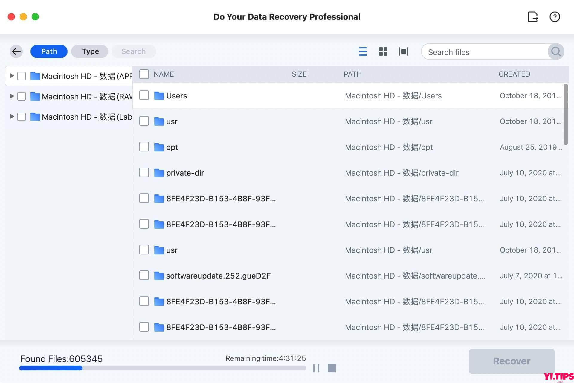 图片[2]-Do Your Data Recovery V8.5 专业的Mac数据恢复工具 TNT破解版-Mac软件免费下载-Yi.Tips