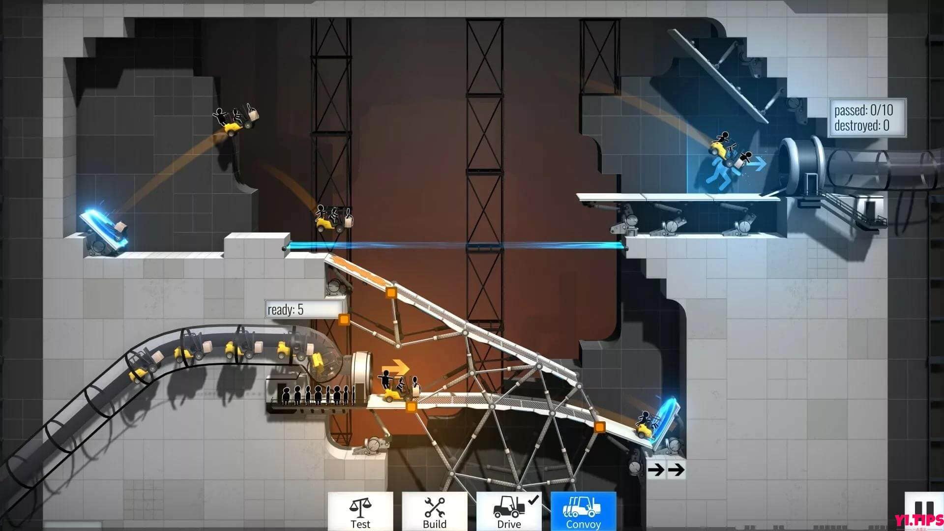 图片[2]-桥梁建设者 Bridge Constructor Portal 建桥模拟游戏 V1.4.4.0233-Yi.Tips