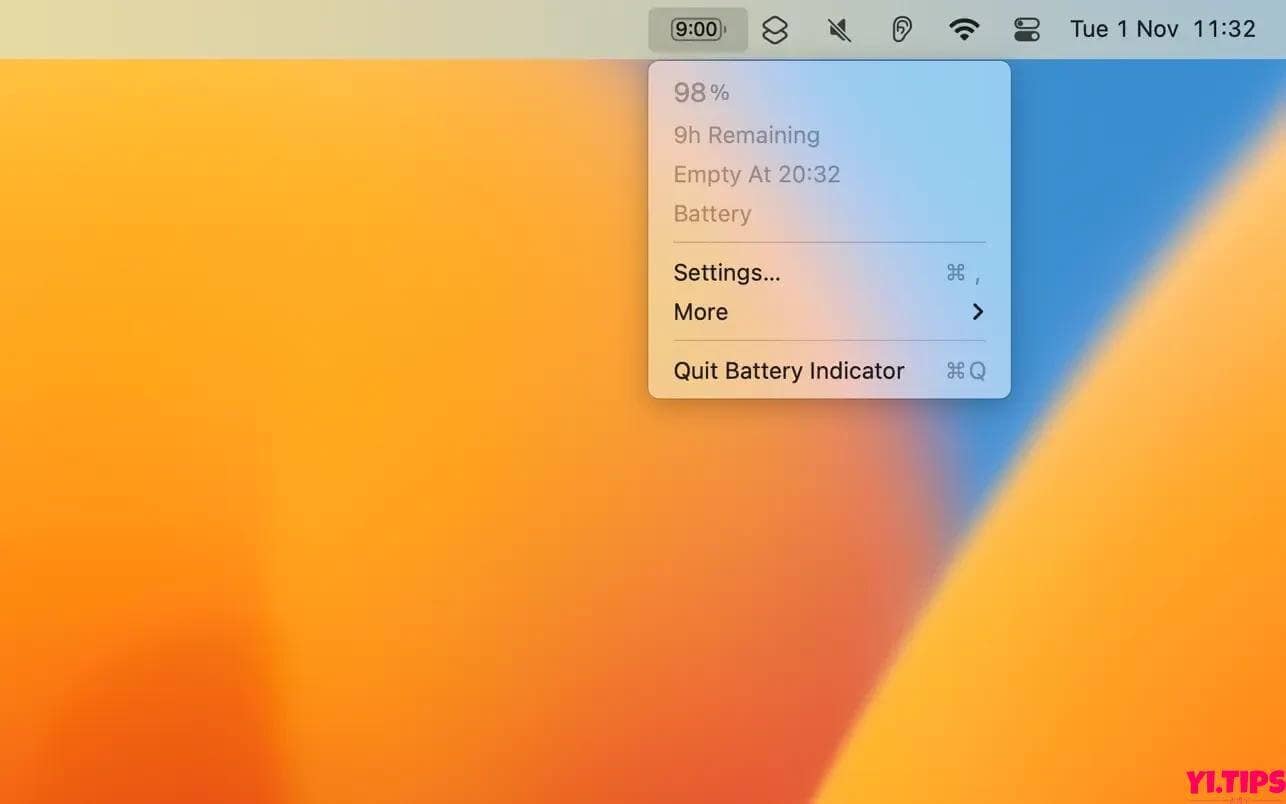 图片[2]-Battery Indicator for Mac 剩余电池电量显示工具 v2.16.1激活版 TNT破解版-Mac软件免费下载-Yi.Tips
