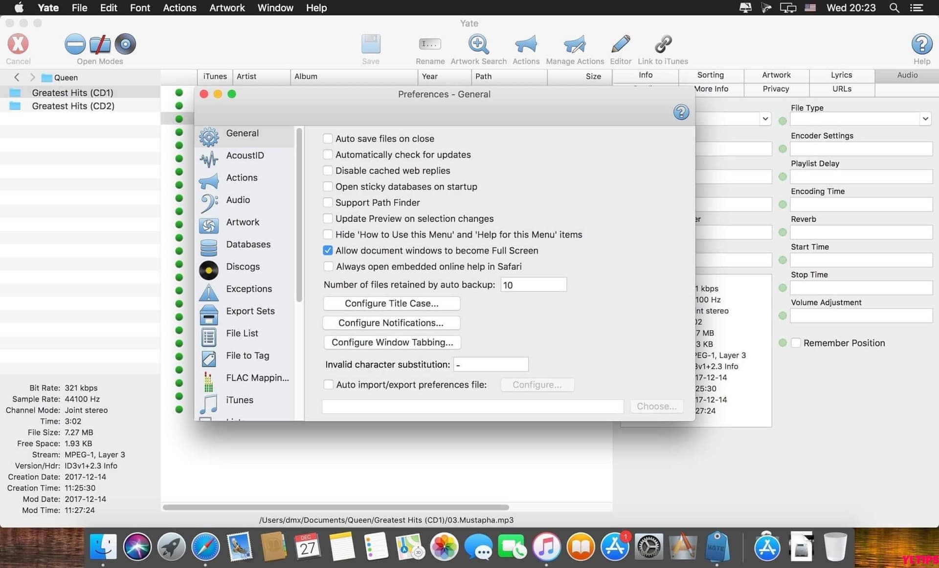 图片[1]-Yate for mac 音乐标签管理工具 v6.16 激活版 TNT破解版-Yi.Tips
