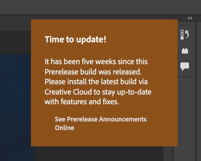 图片[1]-[2023最新教程]Mac如何巧妙关掉Photoshop的更新提示：”Time to update!“-Yi.Tips