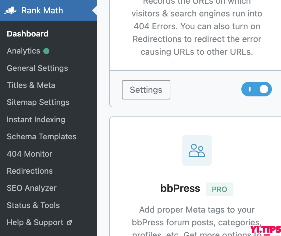 图片[1]-从0到1超详细SEO插件Rank Math使用教程，含100分填写方案[WordPress优化宝典][更新中]-Yi.Tips