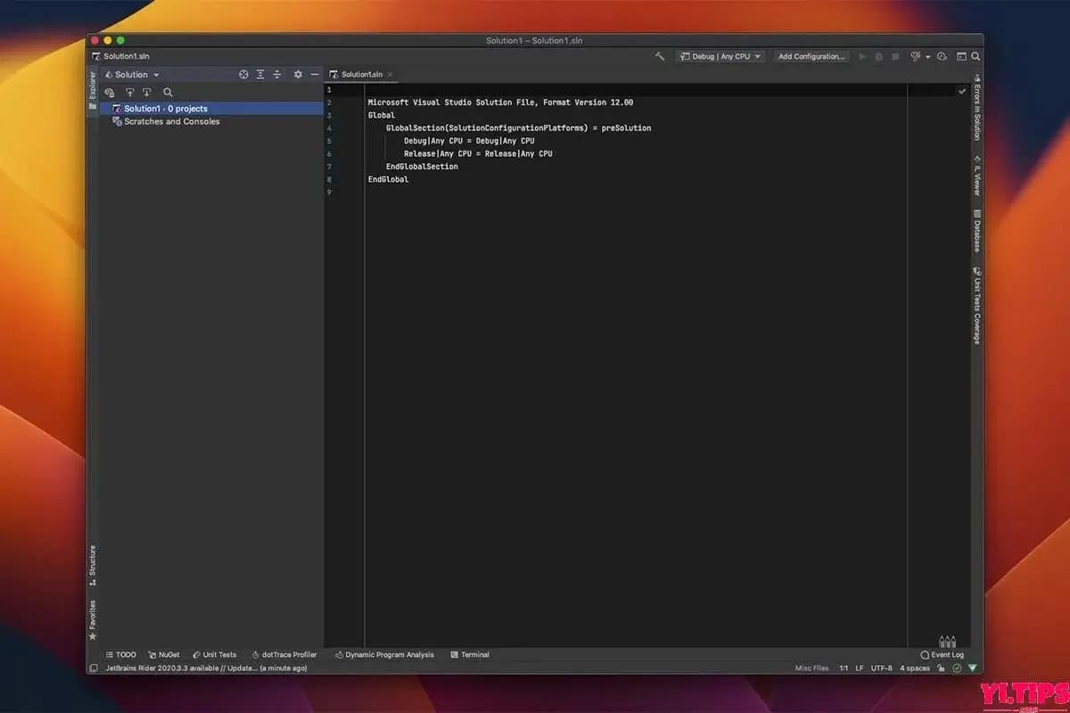 图片[3]-JetBrains Rider 2023 for mac 跨平台C/C++ IDE工具 v2023.1.4破解版(支持intel、ARM)-Yi.Tips