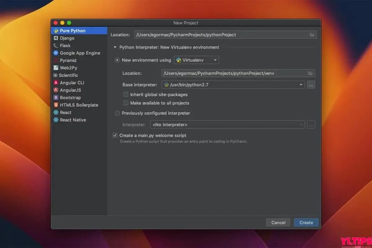 图片[3]-🔥🆓JetBrains PyCharm Pro for Mac V2023.4.1[编程开发软件,支持intel、ARM]-Yi.Tips